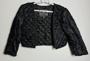 River Road Womens Quilted Removable Motorcycle Jacket Liner Black Size S
